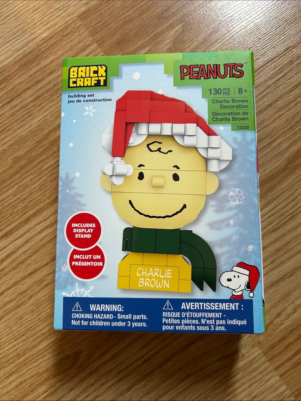 Peanuts Charlie Brown Brick Craft Building Set - Red, Yellow, Green